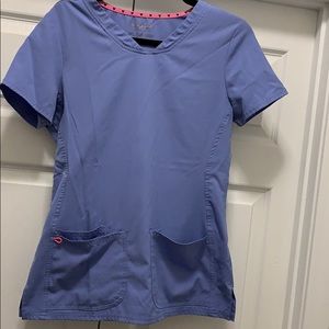 Heart soul scrub top